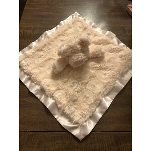 Cloud Island Baby Lovey Security Blanket Plush Pink pig Satin Trim Soft Cute‎